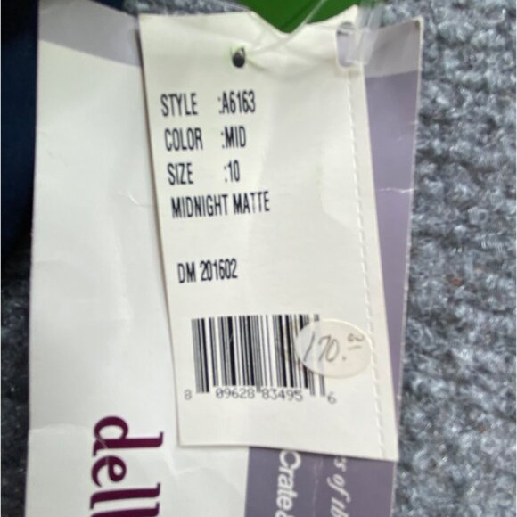 After Six Dress Womens 10 Blue Matte Satin 2pc Formal Gown Top‎ Long Skirt VTG - Picture 5 of 16